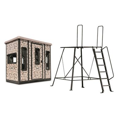 Hawk Compound Box Blind with 5' Elite Tower