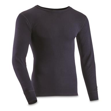 French Fire Brigade Surplus Long Sleeve Shirt, New