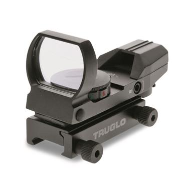 TruGlo Dual-Color 1x34mm Open Dot Sight, Red/Green Multi-Reticle