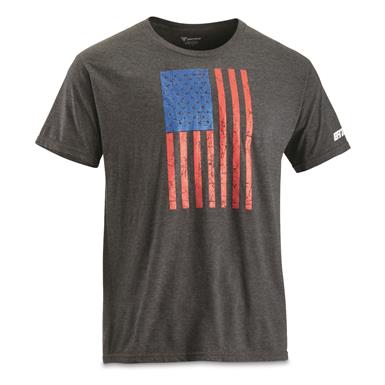 U.S. Municipal Surplus Bates Independence Flag T-shirt, New