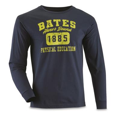 U.S. Municipal Surplus Bates Phys Ed Long Sleeved T-Shirt, New
