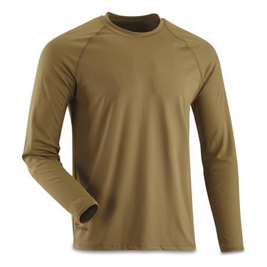 U.S. Military Surplus Bates Long Sleeve Base Layer Shirt, New