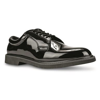 U.S. Municipal Surplus Uniform High Gloss Oxford Shoes, New