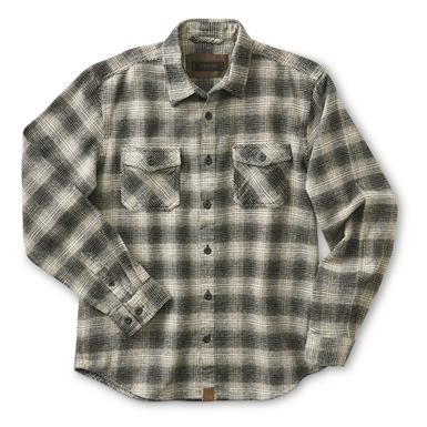DKOTA GRIZZLY Men's Briggs Heavyweight Brawny Flannel Shirt