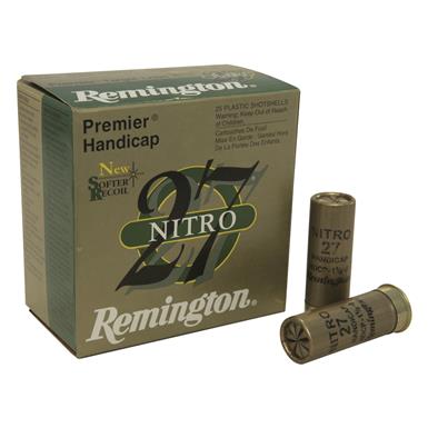 Remington Premier Nitro 27, 12 Gauge, 2 3/4", 1 1/8 oz., 250 Rounds
