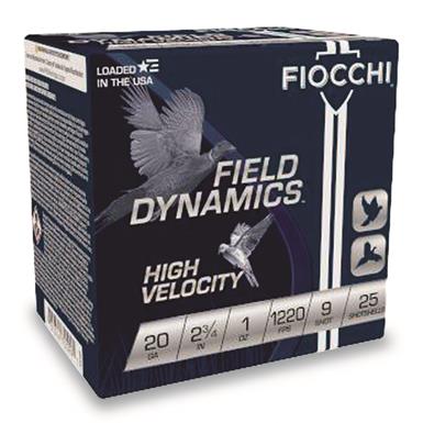 Fiocchi Field Dynamics Upland Game, 20 Gauge, 2 3/4