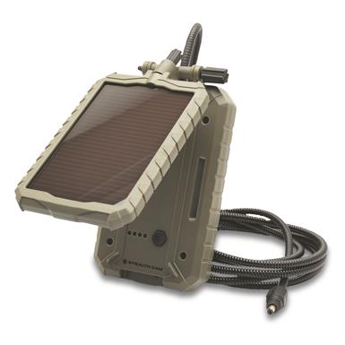 Stealth Cam Sol-Pak Solar Battery Pack, 3,000 mAh Capacity