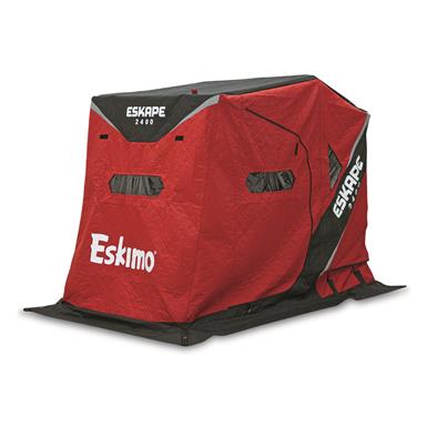 Eskimo® Eskape 2400 Flip-Over Ice Fishing Shelter, 2-Person