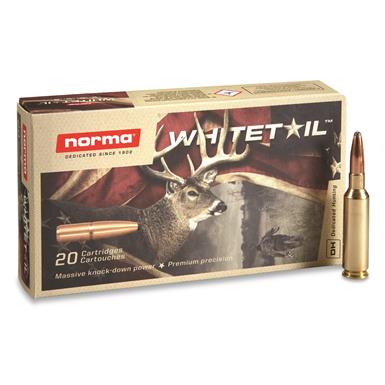 Norma Whitetail, 6.5mm Creedmoor, JSP, 140 Grain, 20 Rounds