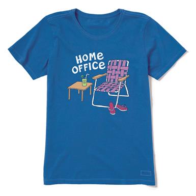 Life is Good Women's Home Office Lite Crusher T-shirt