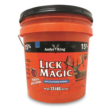 Antler King Lick Magic Mineral Supplement, Apple Flavor, 23 lbs.