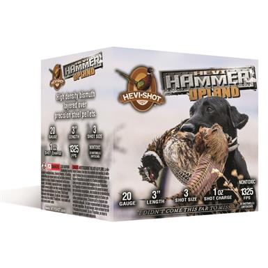 HEVI-Shot HEVI-Hammer Pheasant, 20 Gauge, 3", 1 oz. Shotshells, 25 rds.