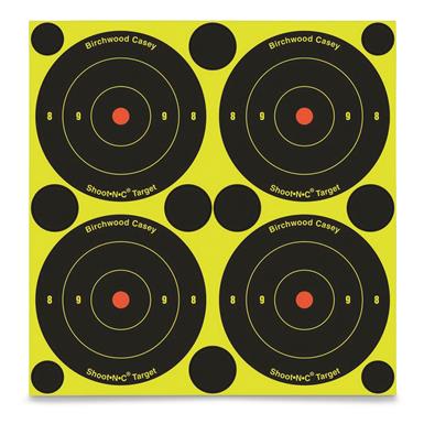 Birchwood Casey SHOOT•N•C 3" Bullseye Shooting Targets, 240-pk.