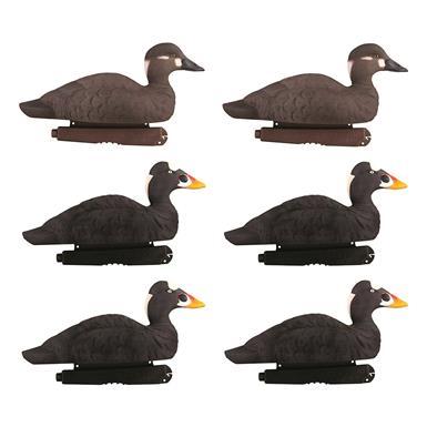 Avery GHG Pro-Grade Surf Scoter Duck Decoys, 6 Pack