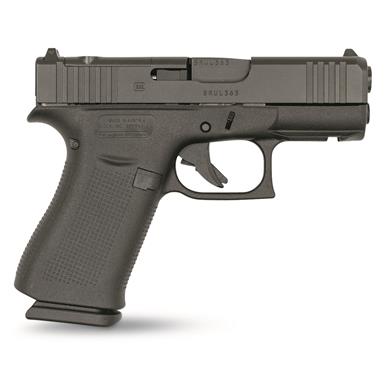 Glock 43X MOS, Semi-automatic, 9mm, 3.41" Barrel, Black, 10+1 Rounds