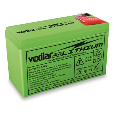Vexilar 12V 12 amp MAX Lithium Battery