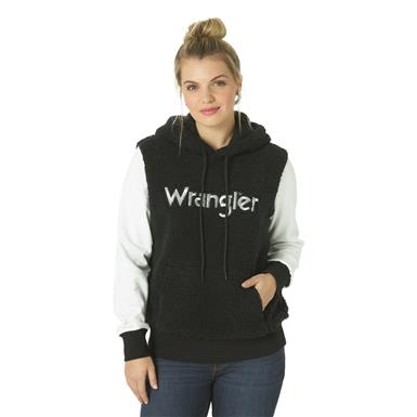 Wrangler Women's Retro Sherpa Logo Hoodie
