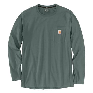 Carhartt Men's Force Midweight Long Sleeve Pocket Shirt