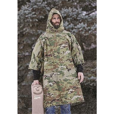 Brooklyn Armed Forces Enhanced Military Poncho with Stuff Sack