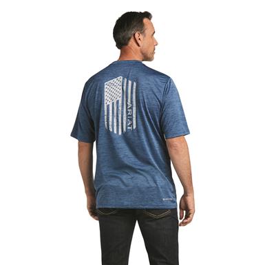 Ariat Men's Charger Vertical Flag Shirt