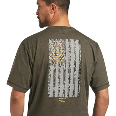 Ariat Men's Rebar Workman Reflective Flag Shirt