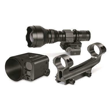 ATN X-Sight Ultimate Accessory Bundle, IR850 IR Illuminator, Rangefinder & 30mm Scope Mount