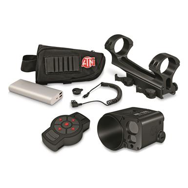 ATN ThOR 4 Ultimate X1 Accessory Bundle, X-TRAC Remote, Extended Battery Kit, Rangefinder & Mount