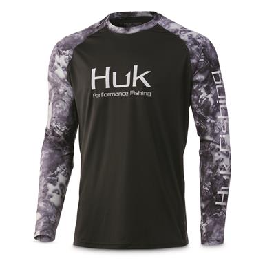 Huk Mossy Oak Fracture Double Header Long Sleeve Shirt