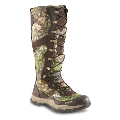LaCrosse Men's Venom II 18" Waterproof Side-Zip Snake Boots, NWTF Mossy Oak Obsession