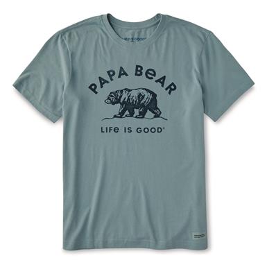 Life Is Good Men's Papa Bear Outdoors Crusher Shirt