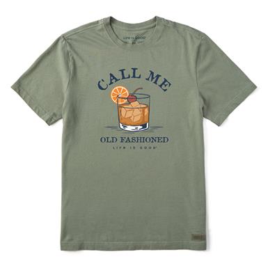 LIfe is Good Men's Call Me Old Fashioned Crusher Tee