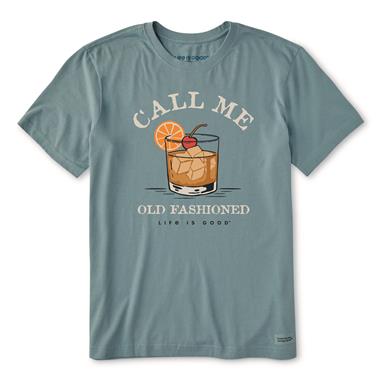 LIfe is Good Men's Call Me Old Fashioned Crusher Tee