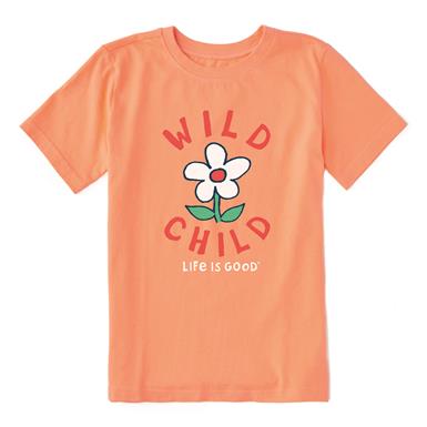 Life Is Good Kids' Wild Child Flower Crusher Shirt
