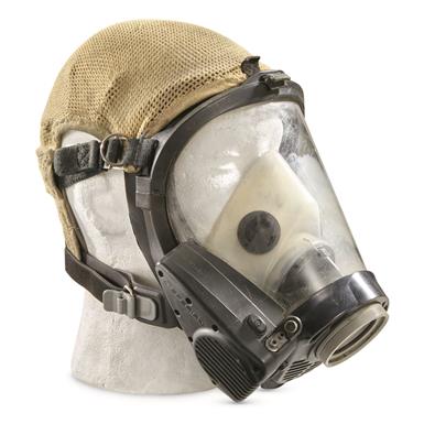 U.S. Municipal Surplus Sperian Fireman's Respirator Mask with Voice Amplifier, Used