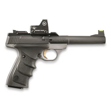 Browning Buck Mark Plus Practical Pistol, Semi-auto, .22LR, 5.5" Barrel, 10+1 Rds., Crimson Trace