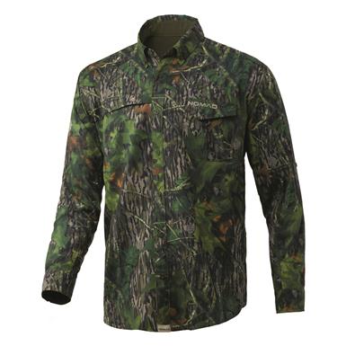 NOMAD Men's Stretch Lite Long-sleeve Camo Hunting Shirt