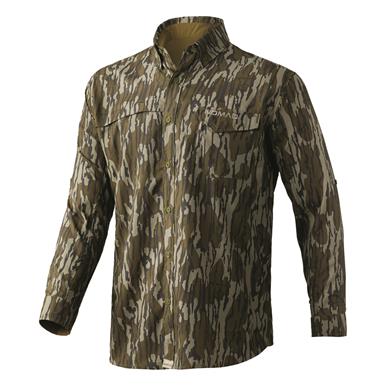 NOMAD Men's Stretch-Lite Long-sleeve Camo Hunting Shirt