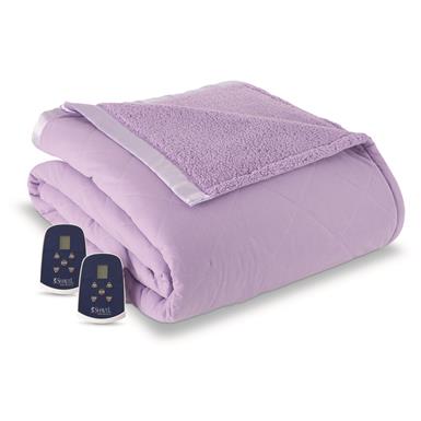 Micro Flannel Reversing to Sherpa Electric Blanket