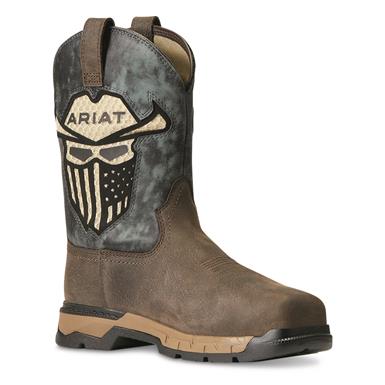 Ariat Men's Rebar Flex Western VentTEK Incognito Safety Toe Work Boots