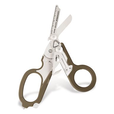 Leatherman Raptor Rescue Foldable Shears with Holster, Coyote