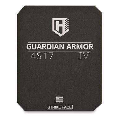 Armor Express HighCom Guardian 4S17 Level IV SA Ceramic Plate, Full Cut 10" x 12"