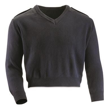 Romanian Military Surplus Wool Blend Commando Sweater, Used
