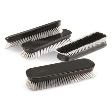 Italian Military Surplus Cleaning Brushes, 4 Pack, New