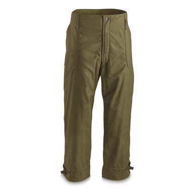 U.S. Navy Surplus Quilted Permeable Deck Pants, New
