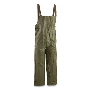 USMC Military Surplus Wet Weather Overalls, New