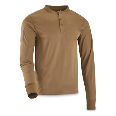 Brooklyn Armed Forces Wallace Beery Base Layer Henley Shirt