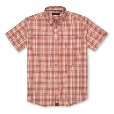 DKOTA GRIZZLY Men's Yates Short-Sleeve Plaid Shirt