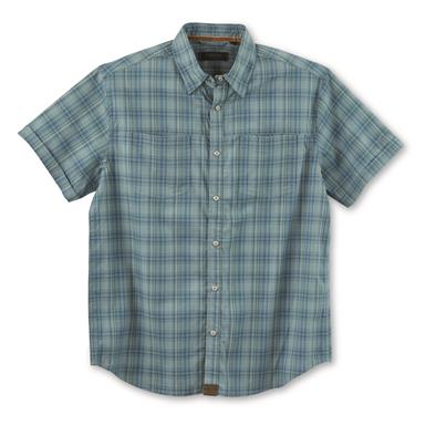 DKOTA GRIZZLY Men's Yates Short-Sleeve Plaid Shirt