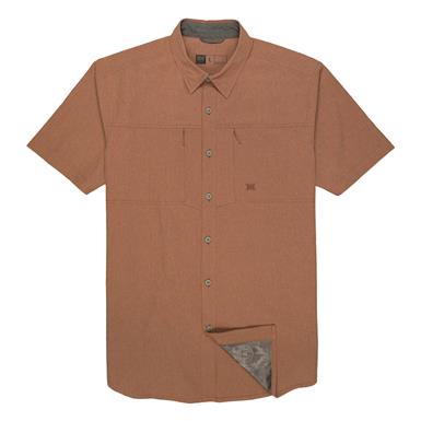 DKOTA GRIZZLY Men's Barkley Button Front Short-Sleeve Shirt
