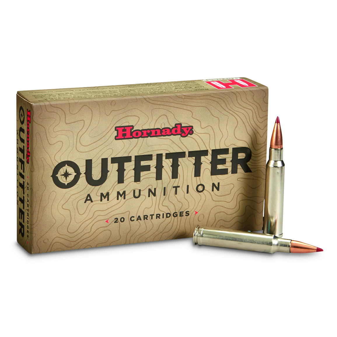 Hornady Outfitter, .338 Win. Mag., CX, 225 Grain, 20 Rounds